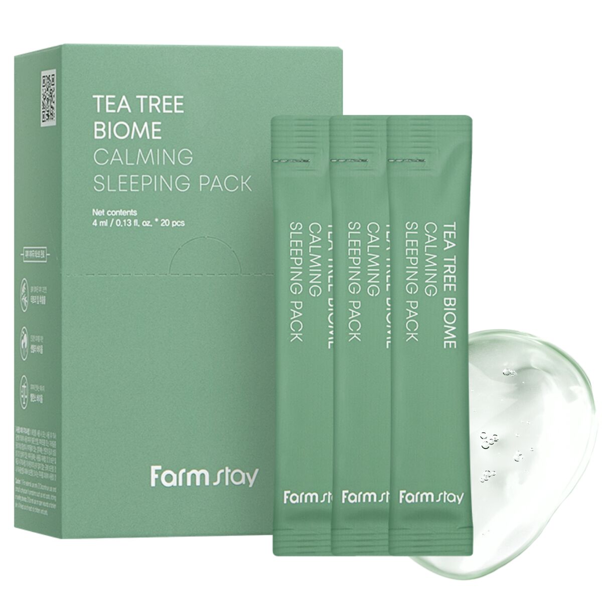 Wie wirkt das Tea Tree Biome Calming Sleeping Pack von FarmStay?